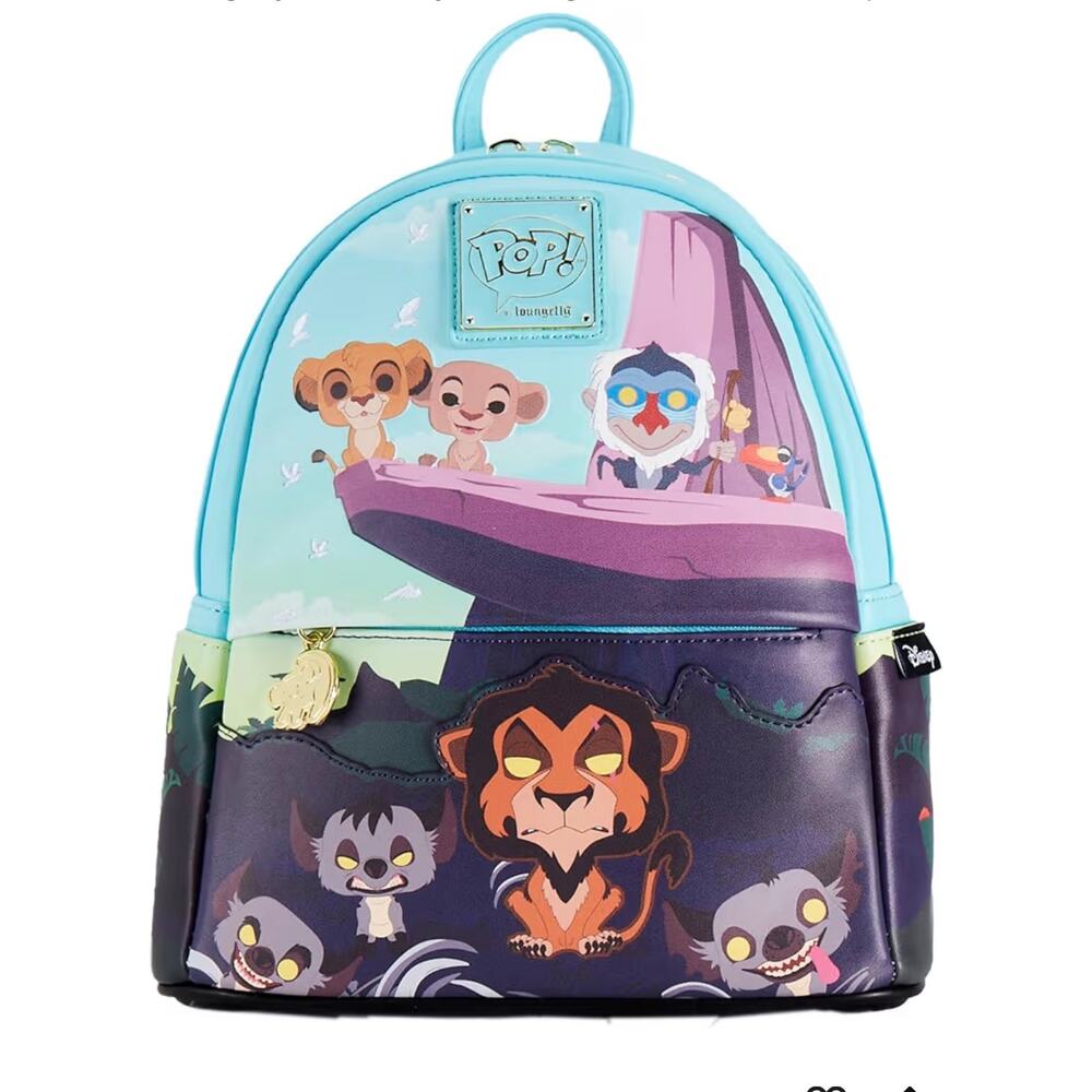 Loungefly POP Disney Lion King Pride Rock Mini Backpack Unisex Kids Adults NWT